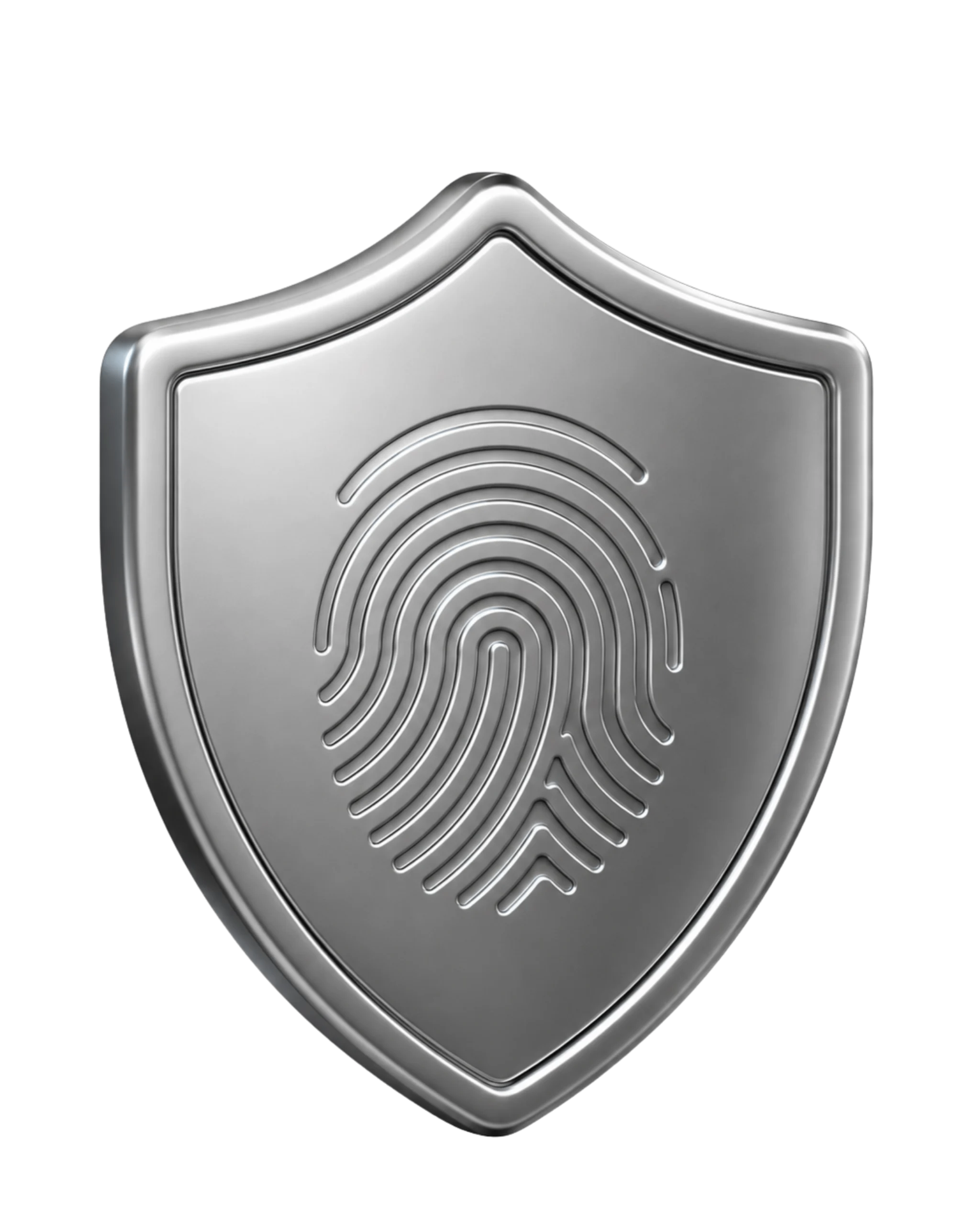 Escudo com impressão digital — proteção antifraude